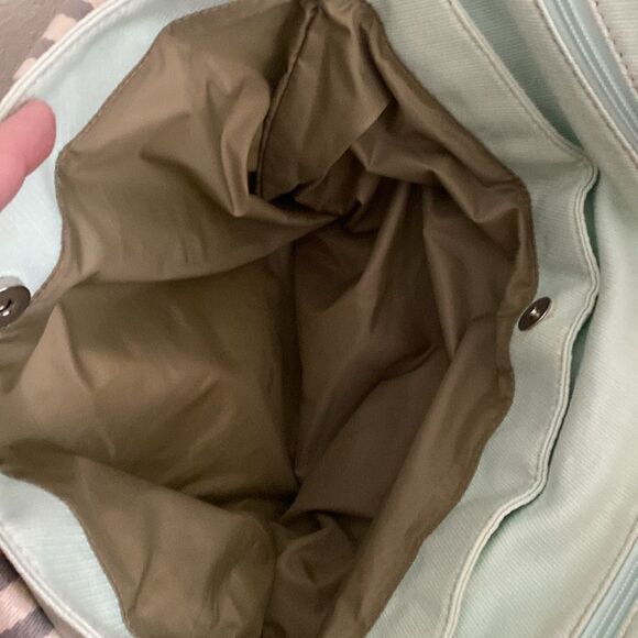 Pottery Barn Kids Canvas with Leather Bag and Removable Strap - Picture 8 of 12